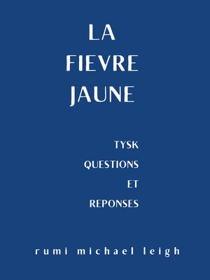 cover image of La fièvre jaune